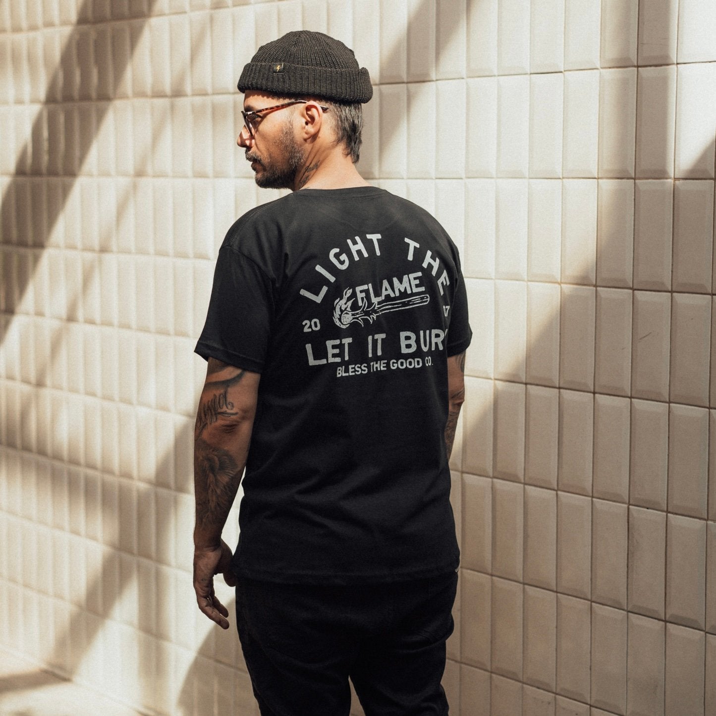 CAMISETA BLESS FLAME BLACK