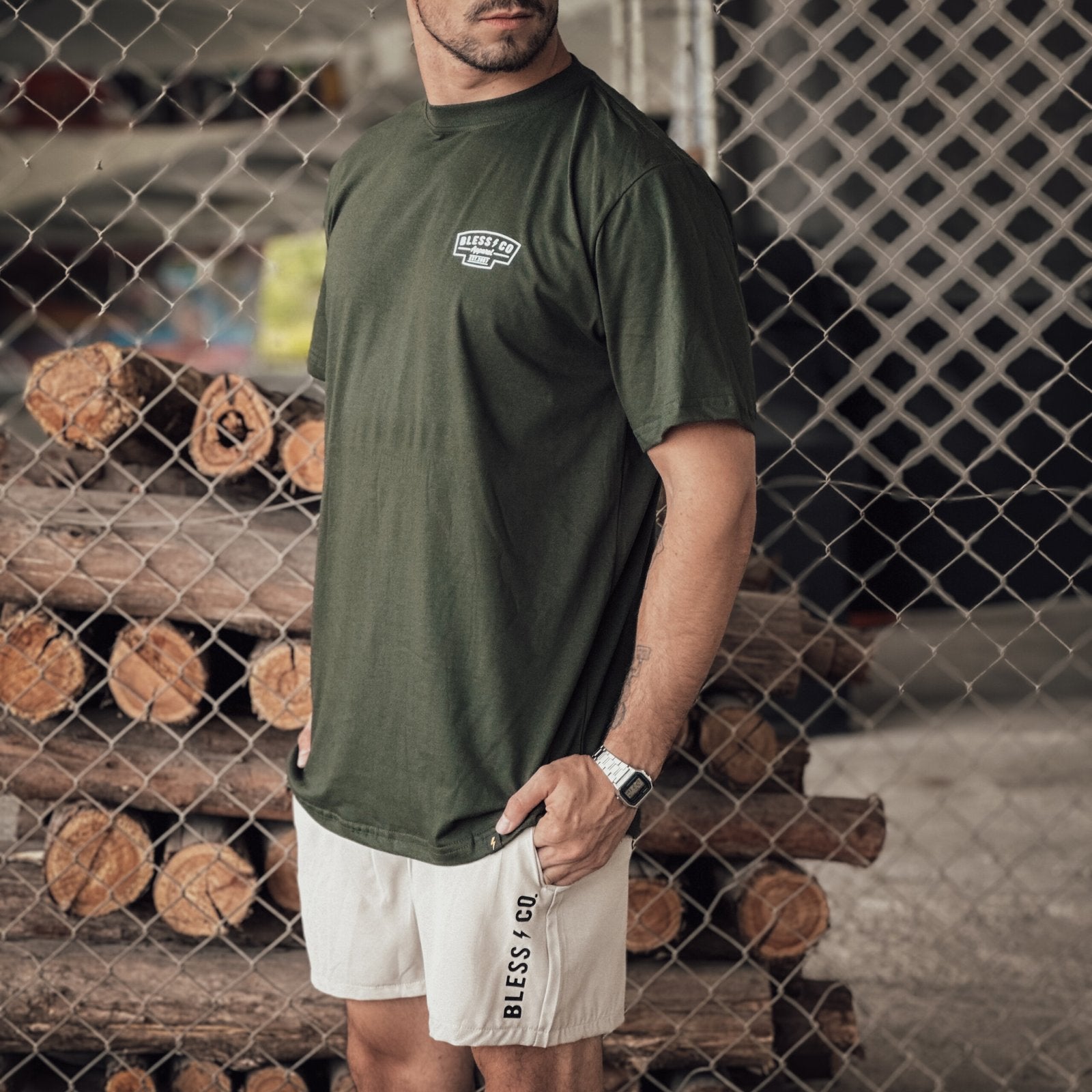 CAMISETA BLESS FLAG GREEN