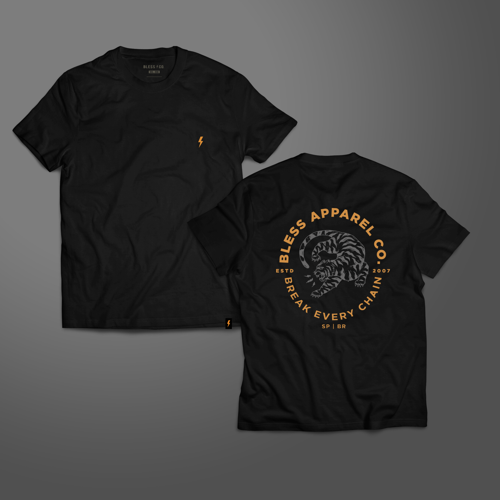 CAMISETA BLESS BREAK EVERY CHAIN BLACK