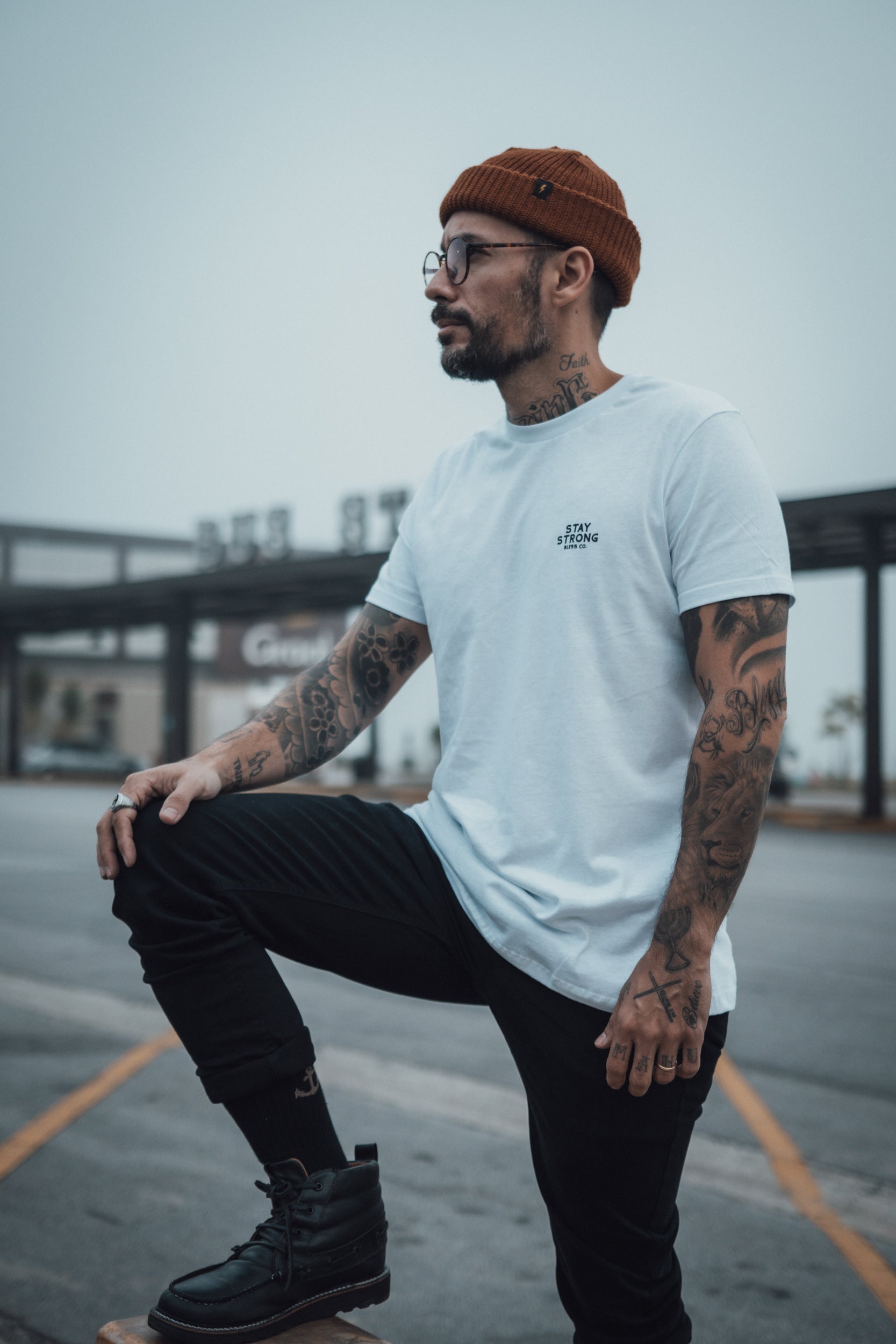 Stay Strong White Tee