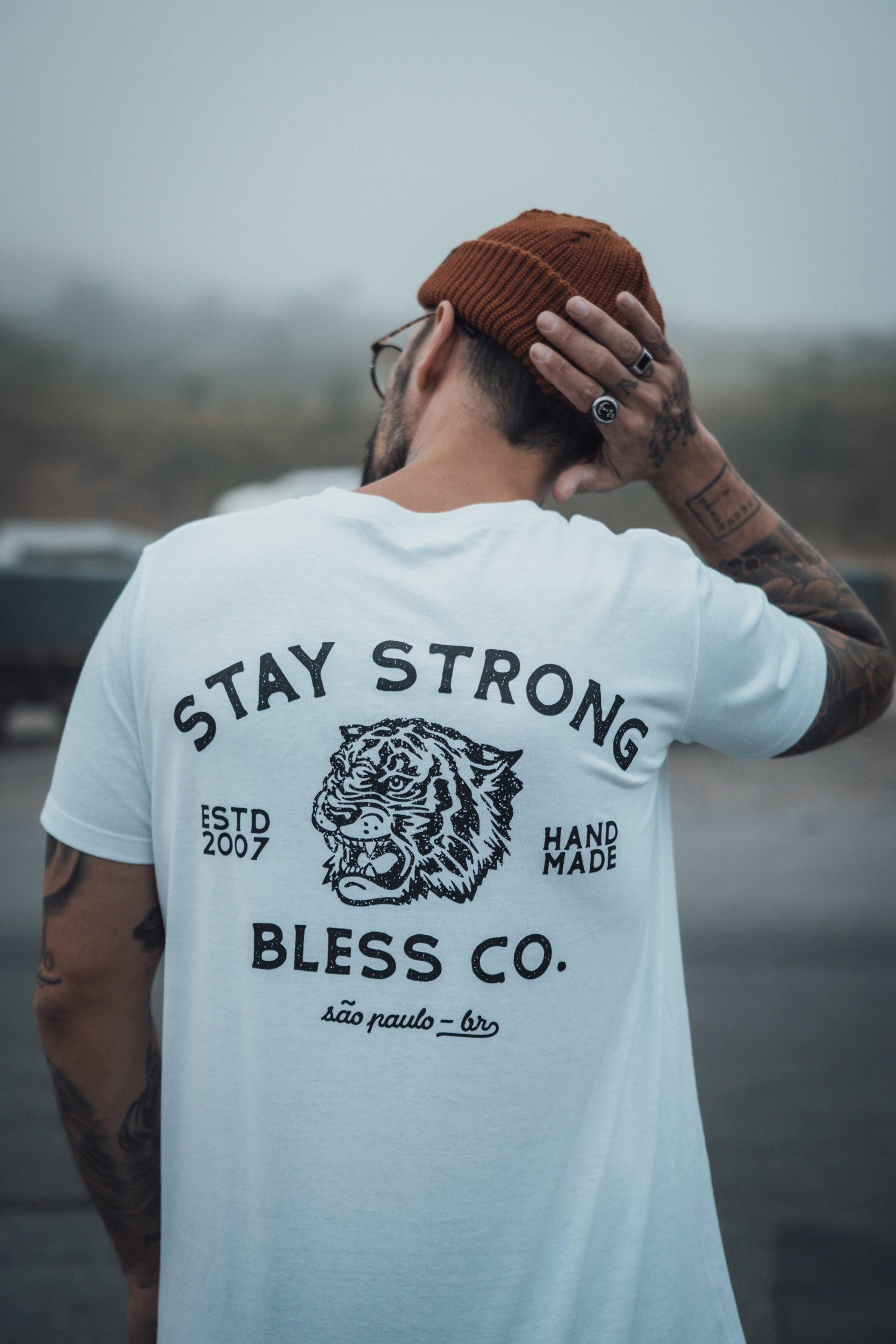 Stay Strong White Tee