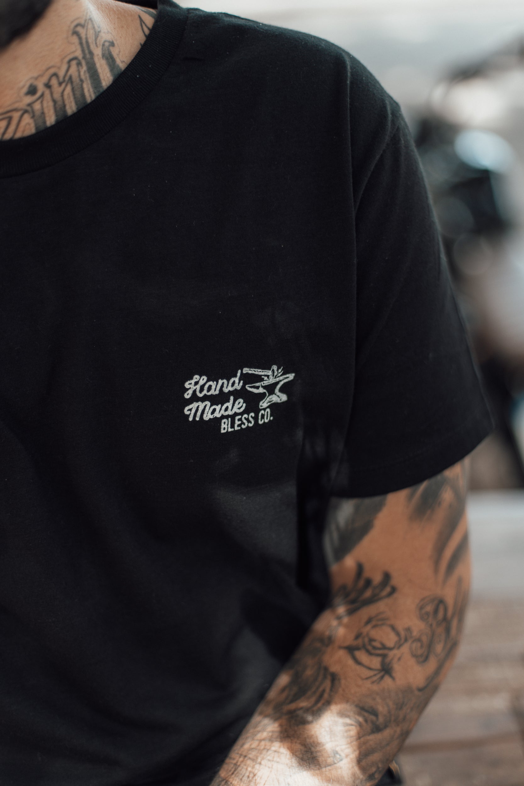 Hard Work Black Tee