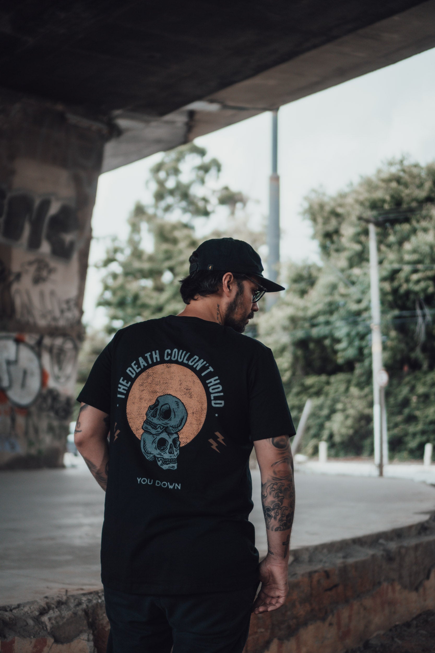 Skull black Tee