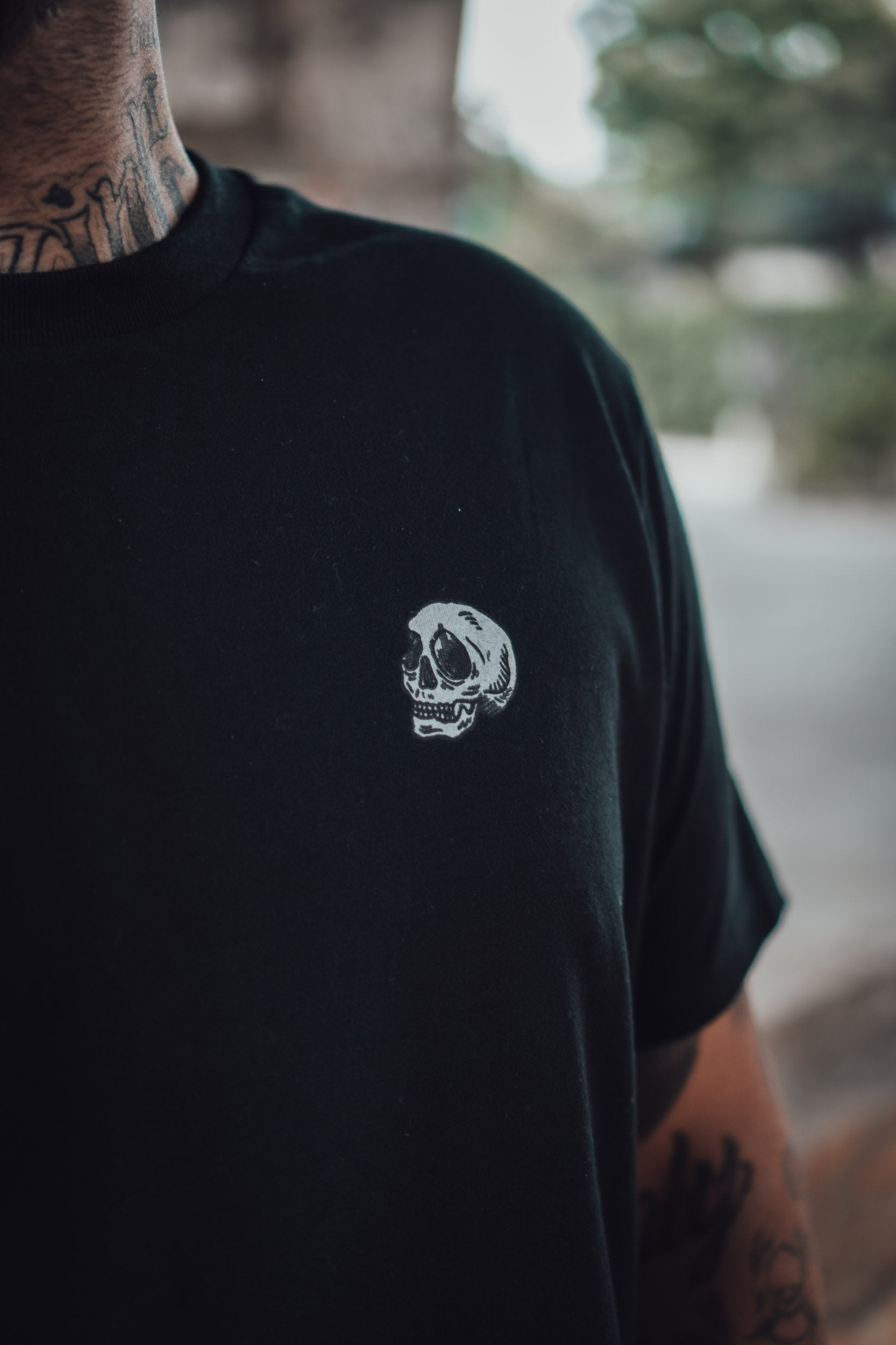 Skull black Tee