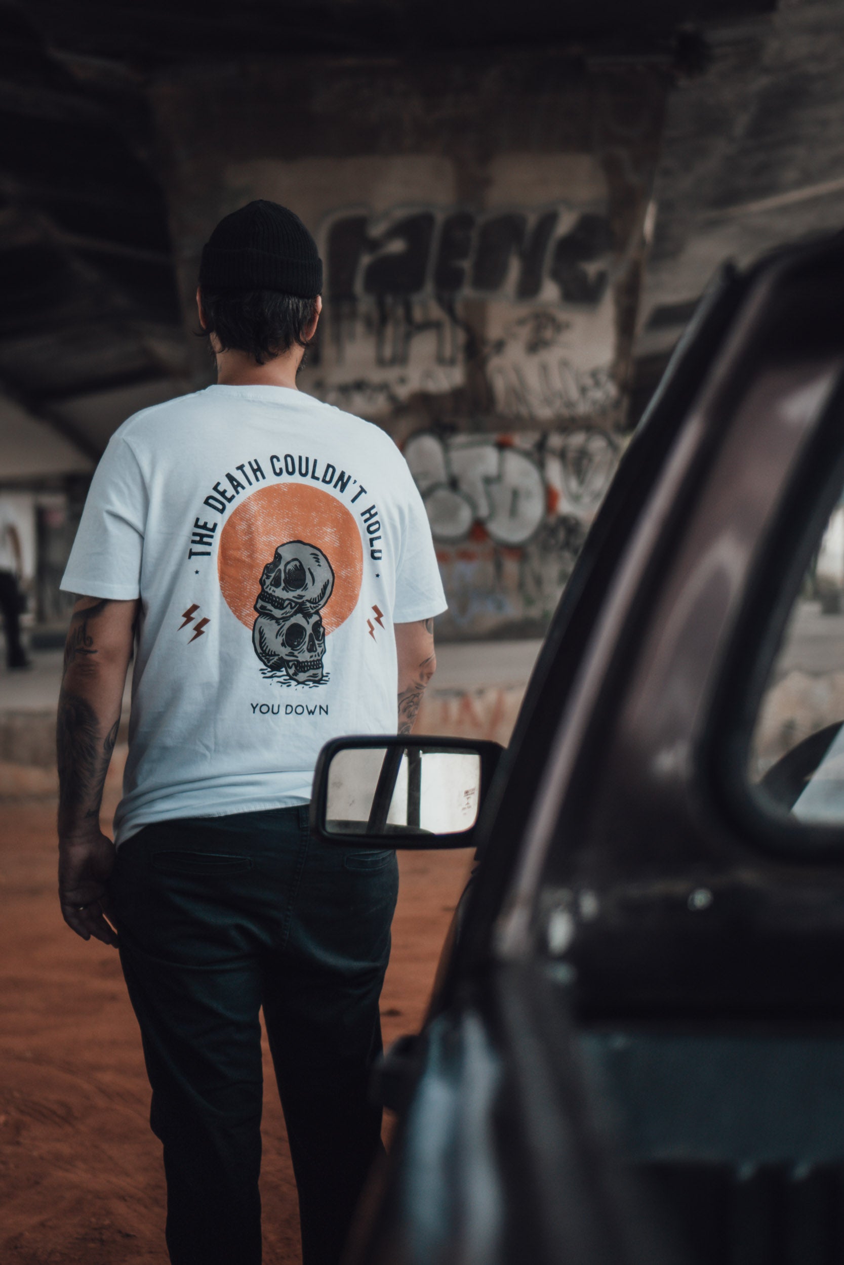 T-shirt Skull White