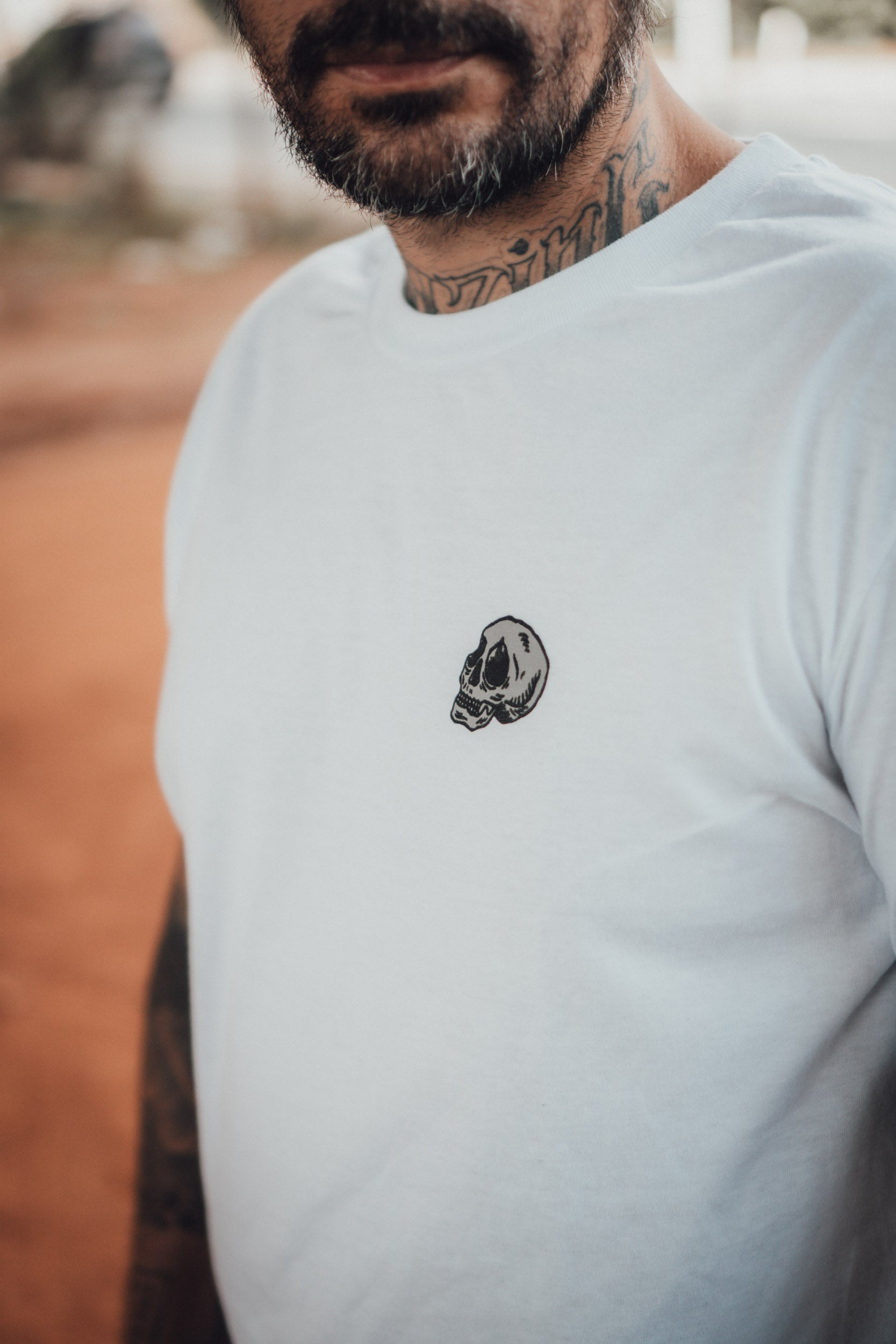 T-shirt Skull White