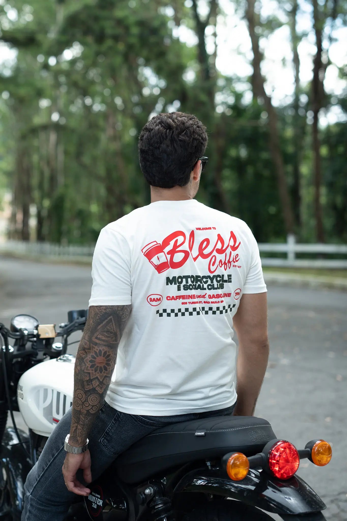 Checkered Beige Tee