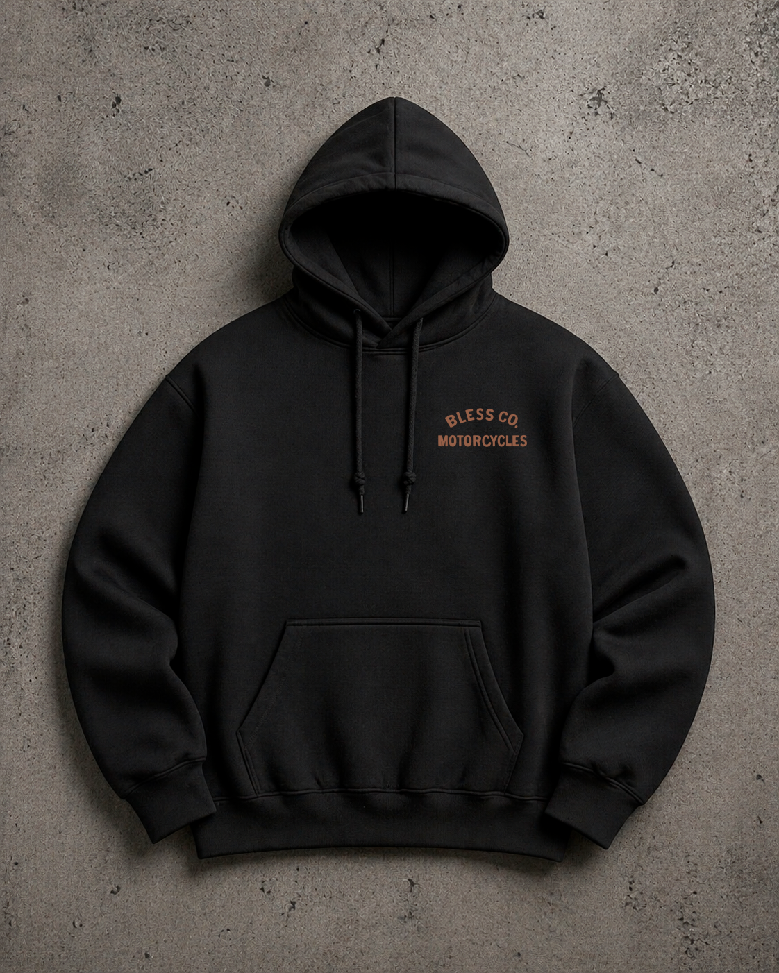 Let's Ride Black Hoodie back