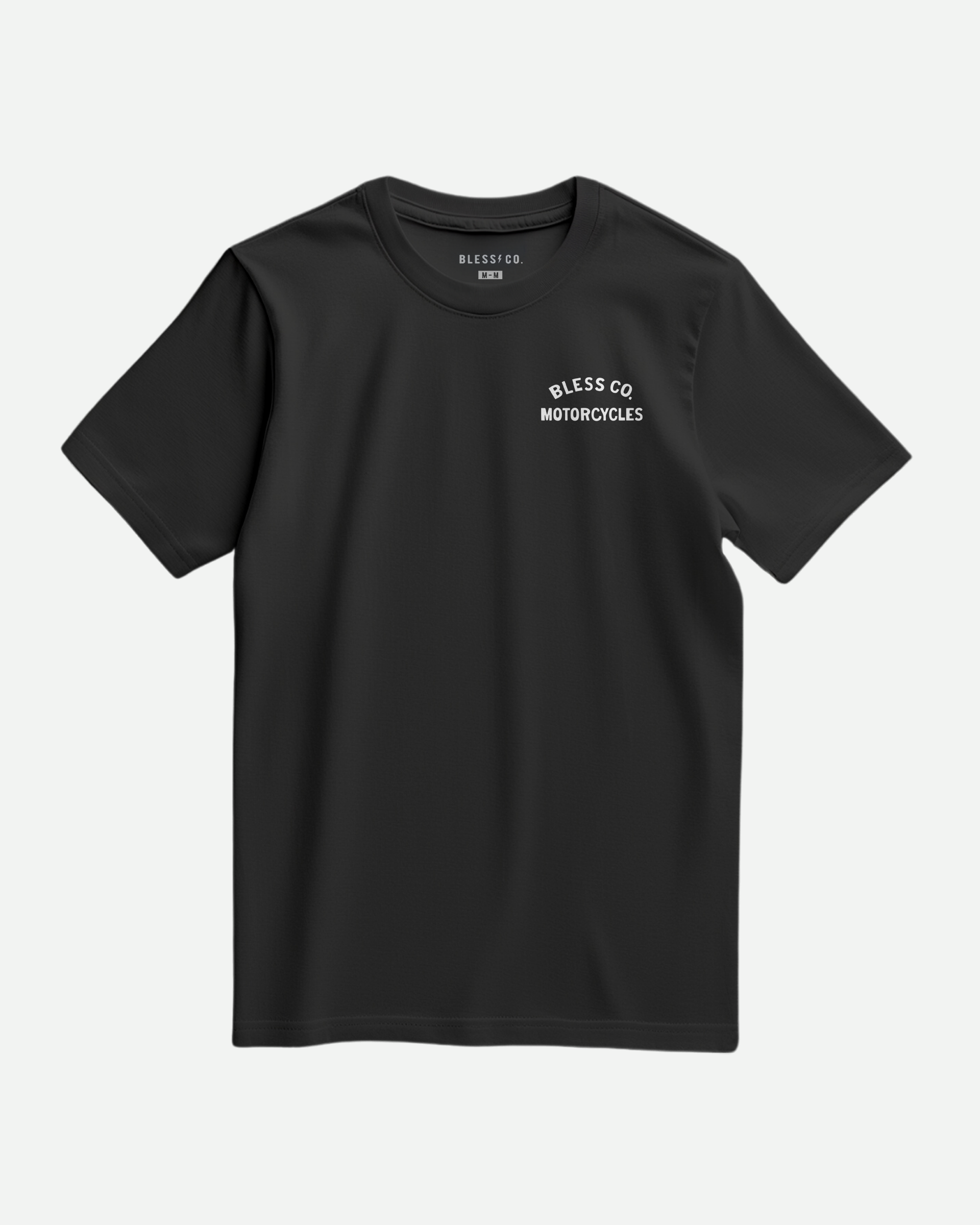 Let's Ride Black Tee front