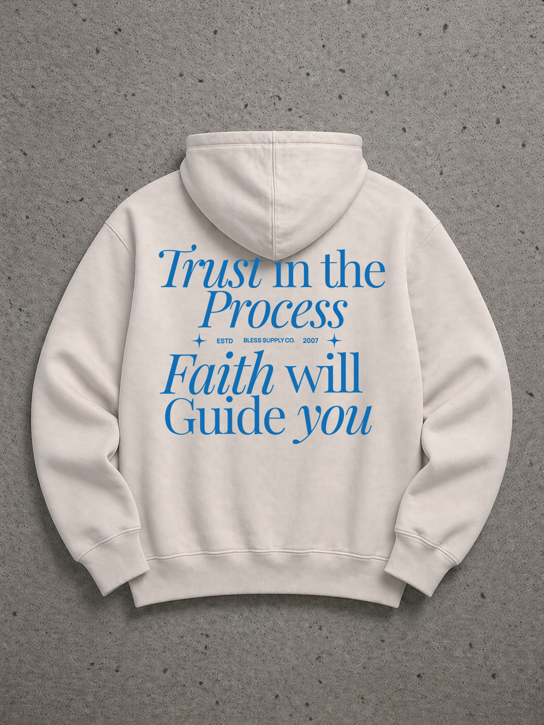 Trust the Process Off-White Hoodie back