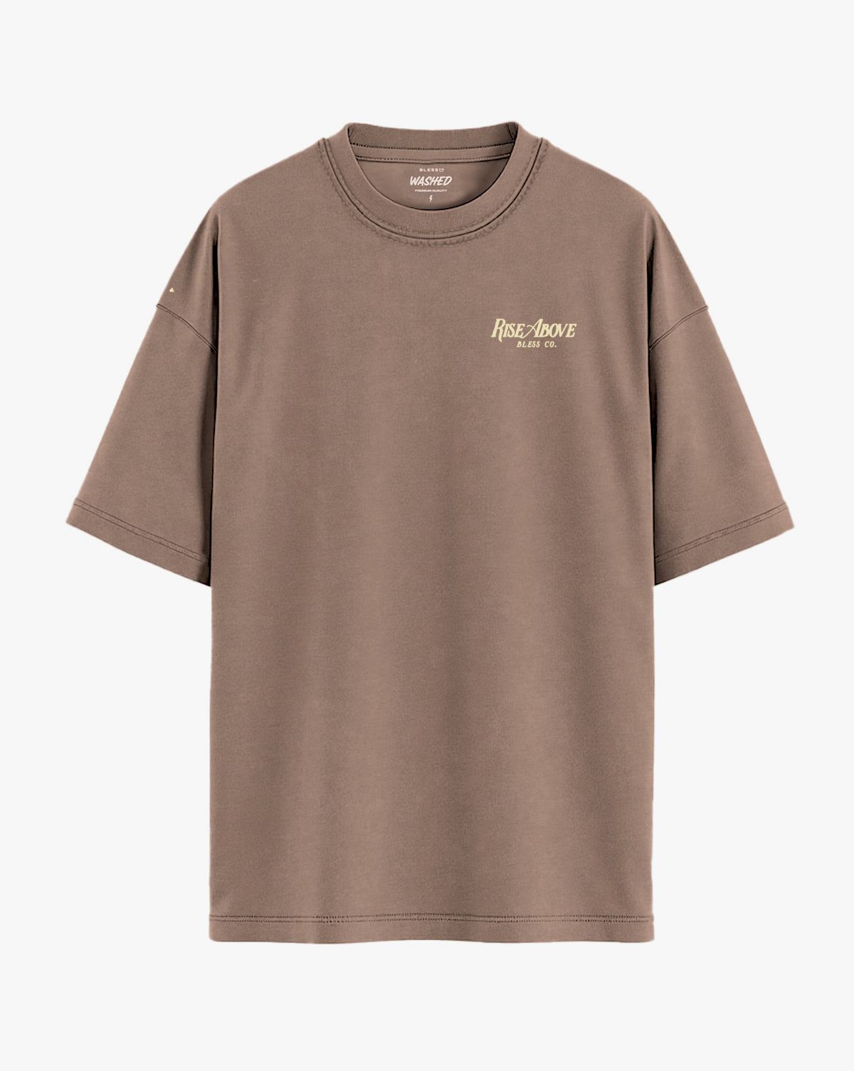 Washed Rise Above Brow Tee