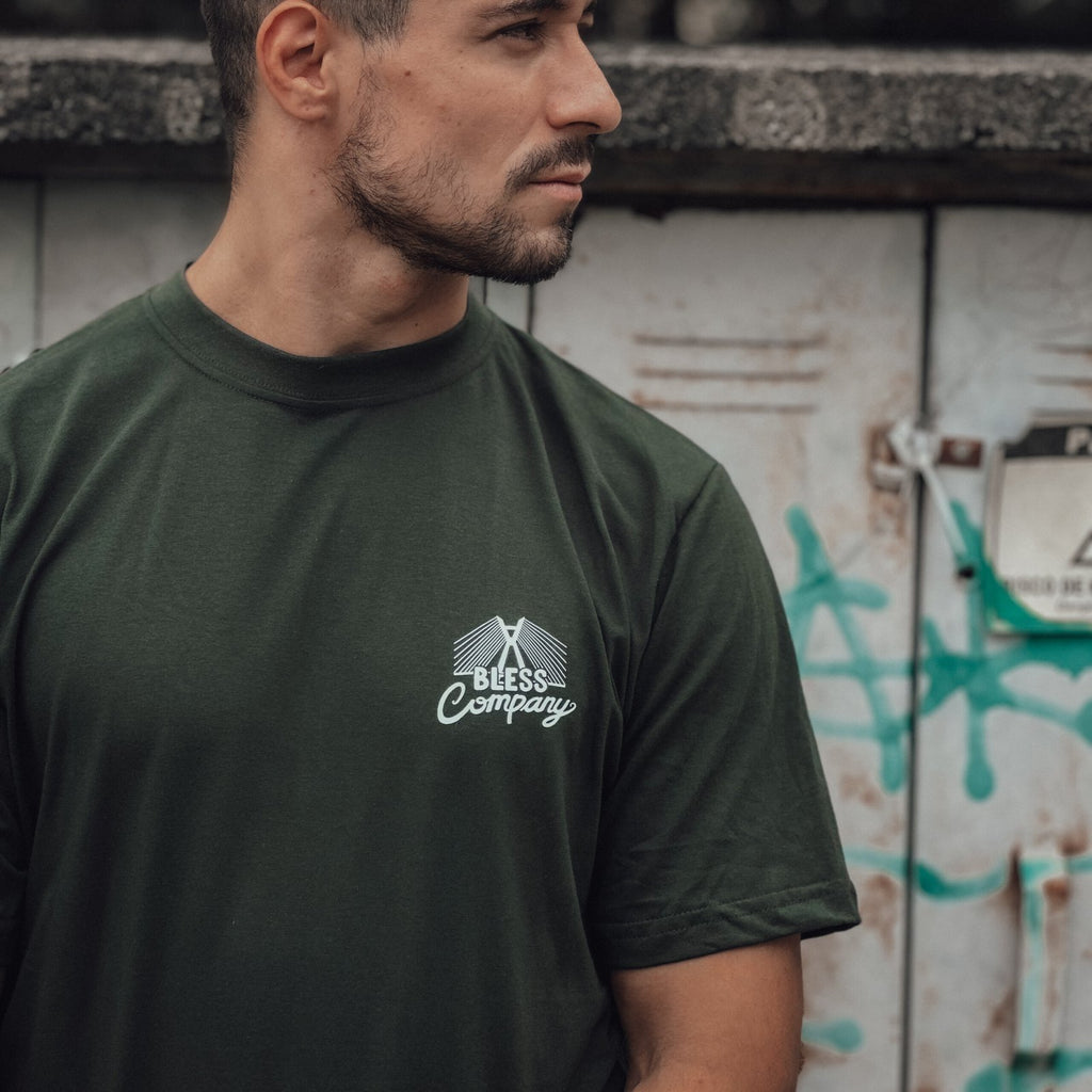 CAMISETA BLESS BRIDGE GREEN