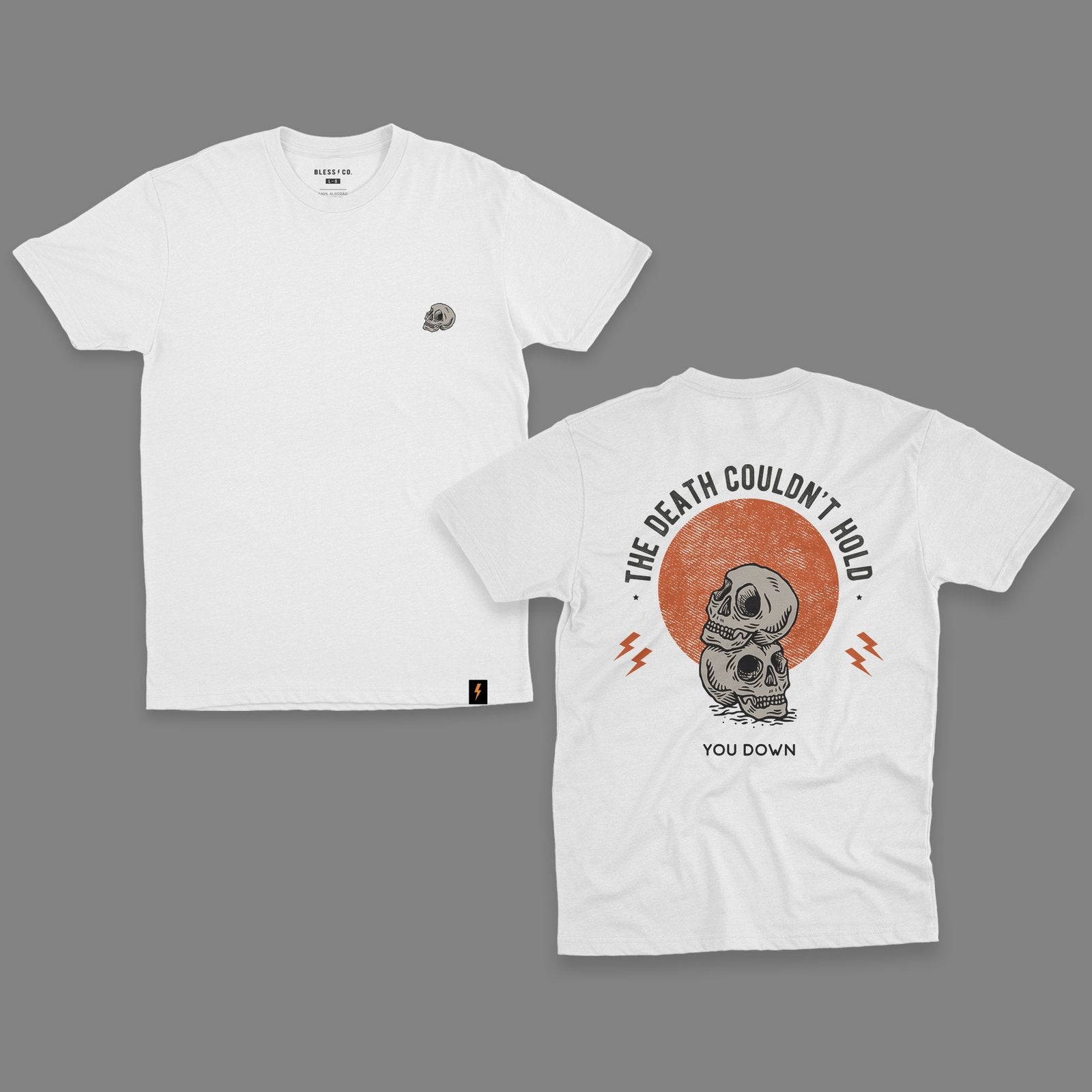 CAMISETA BLESS COULDN’T HOLD WHITE