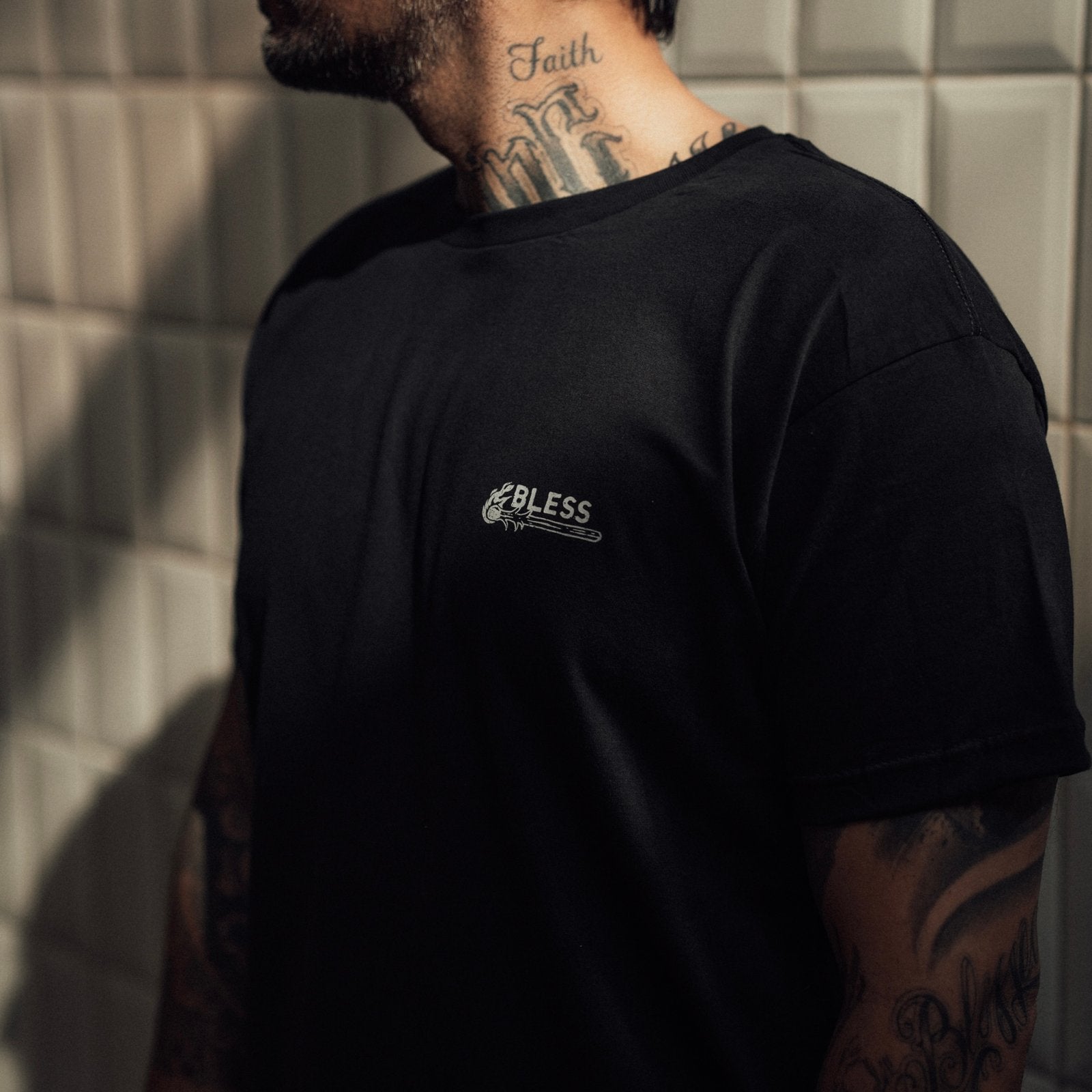 CAMISETA BLESS FLAME BLACK