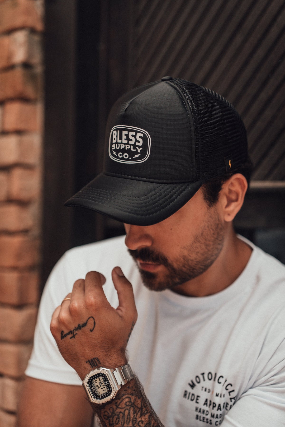 Bless Gasoline Ride Apparel Tee - White
