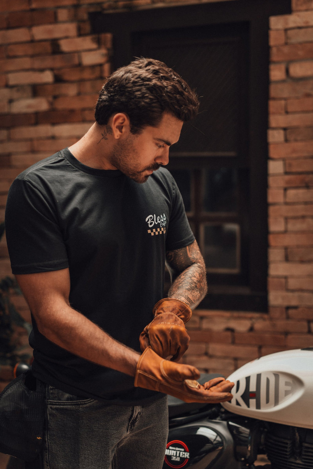 camiseta-bless-checkered-black-m