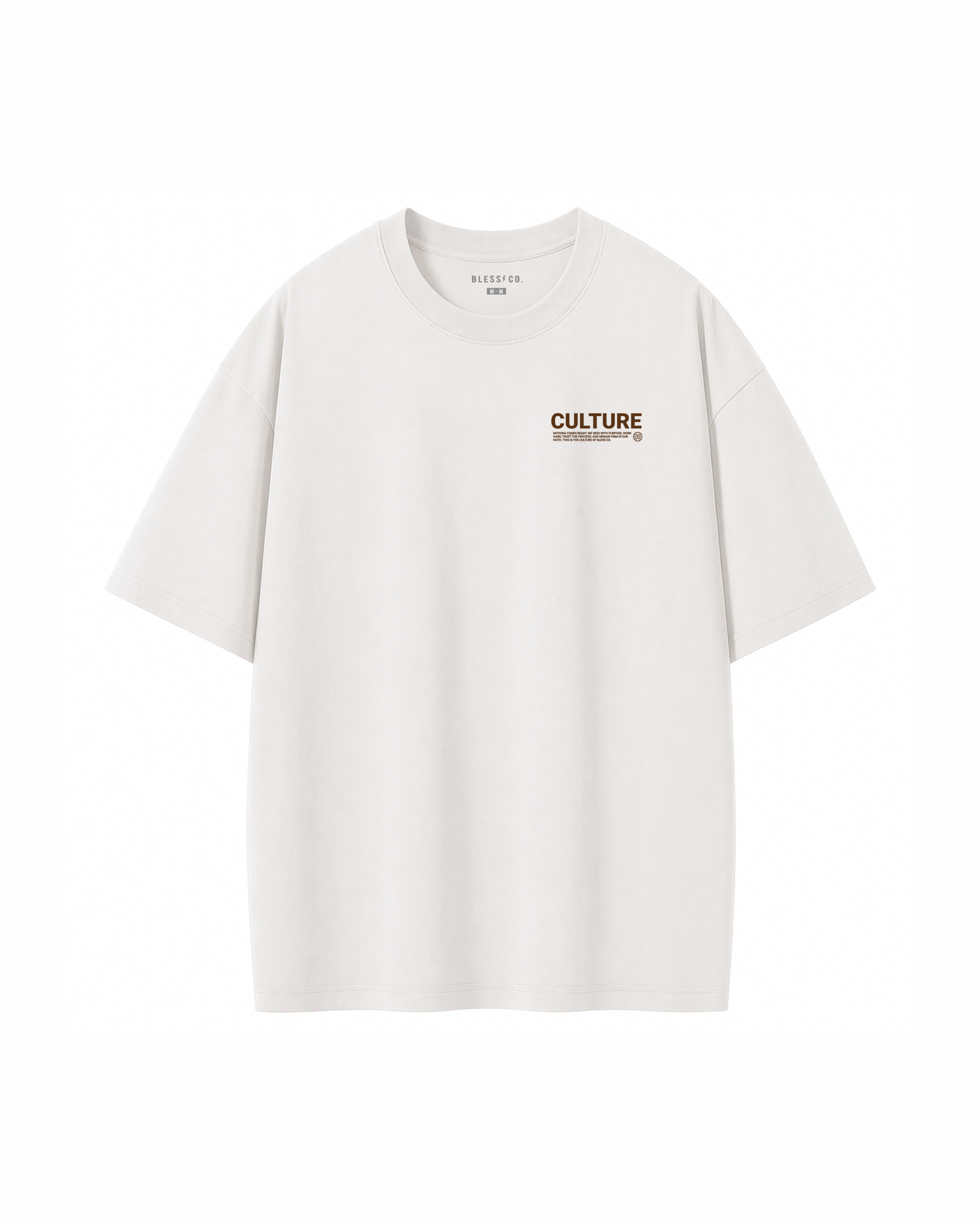 Culture Off-White Oversized Tee front