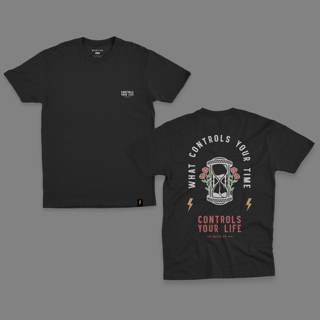 CAMISETA BLESS CONTROL YOUR LIFE BLACK