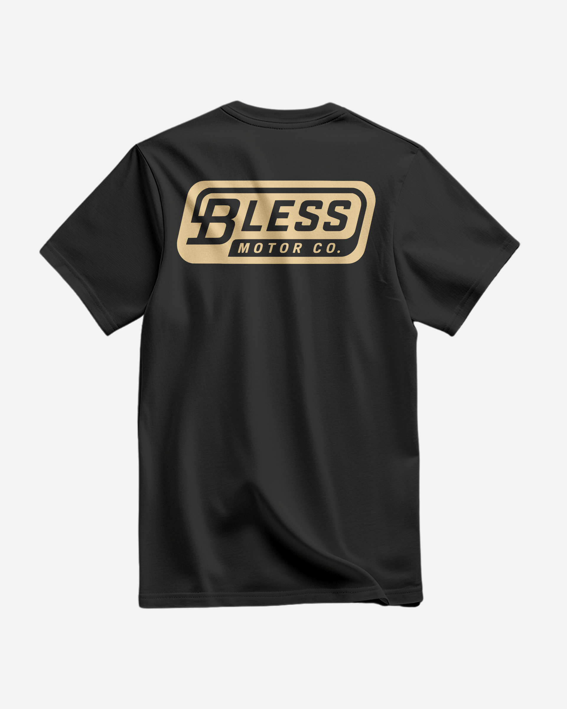 Motor Co. Black Yellow Tee back