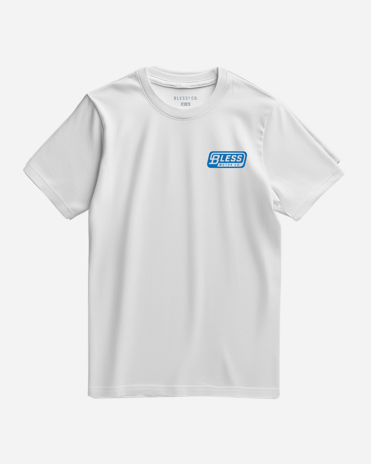 Motor Co. White Tee front