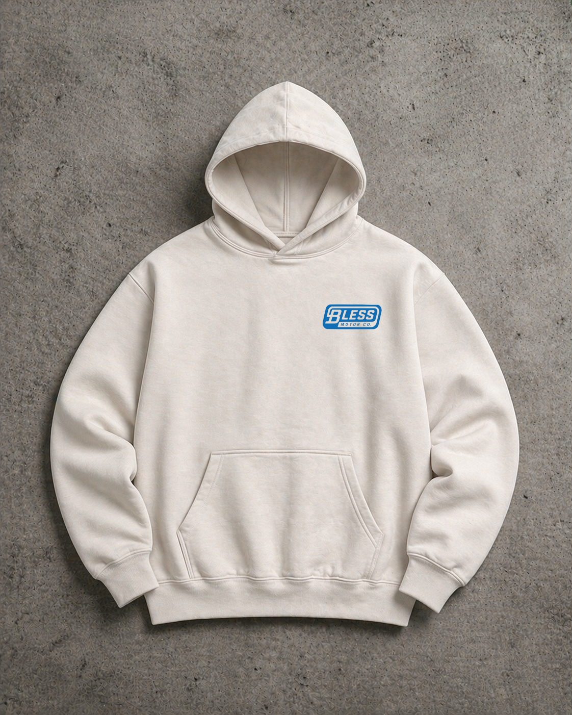 Motor Co. Off-White Hoodie back