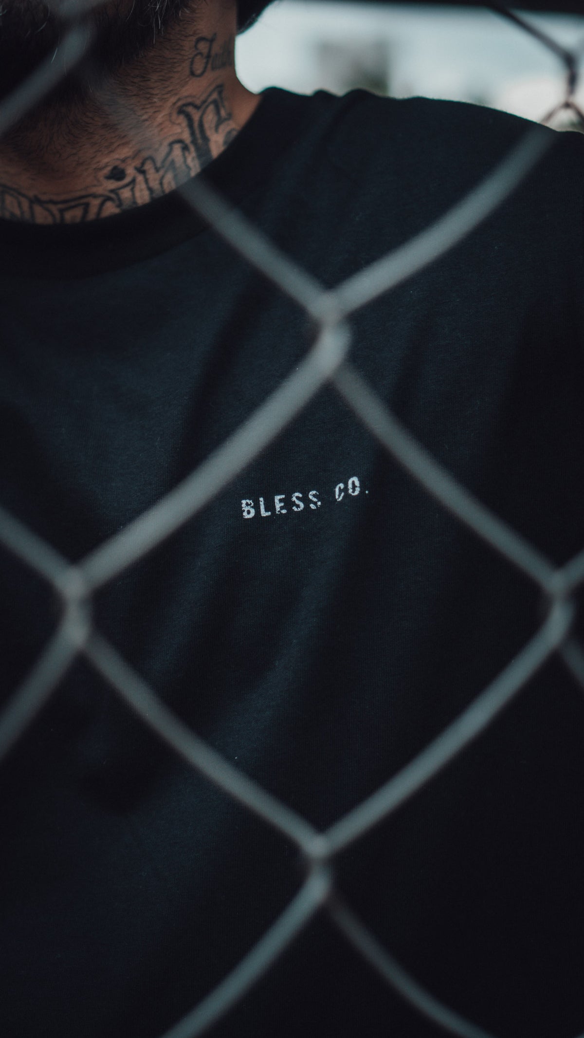 Protected Black Tee back