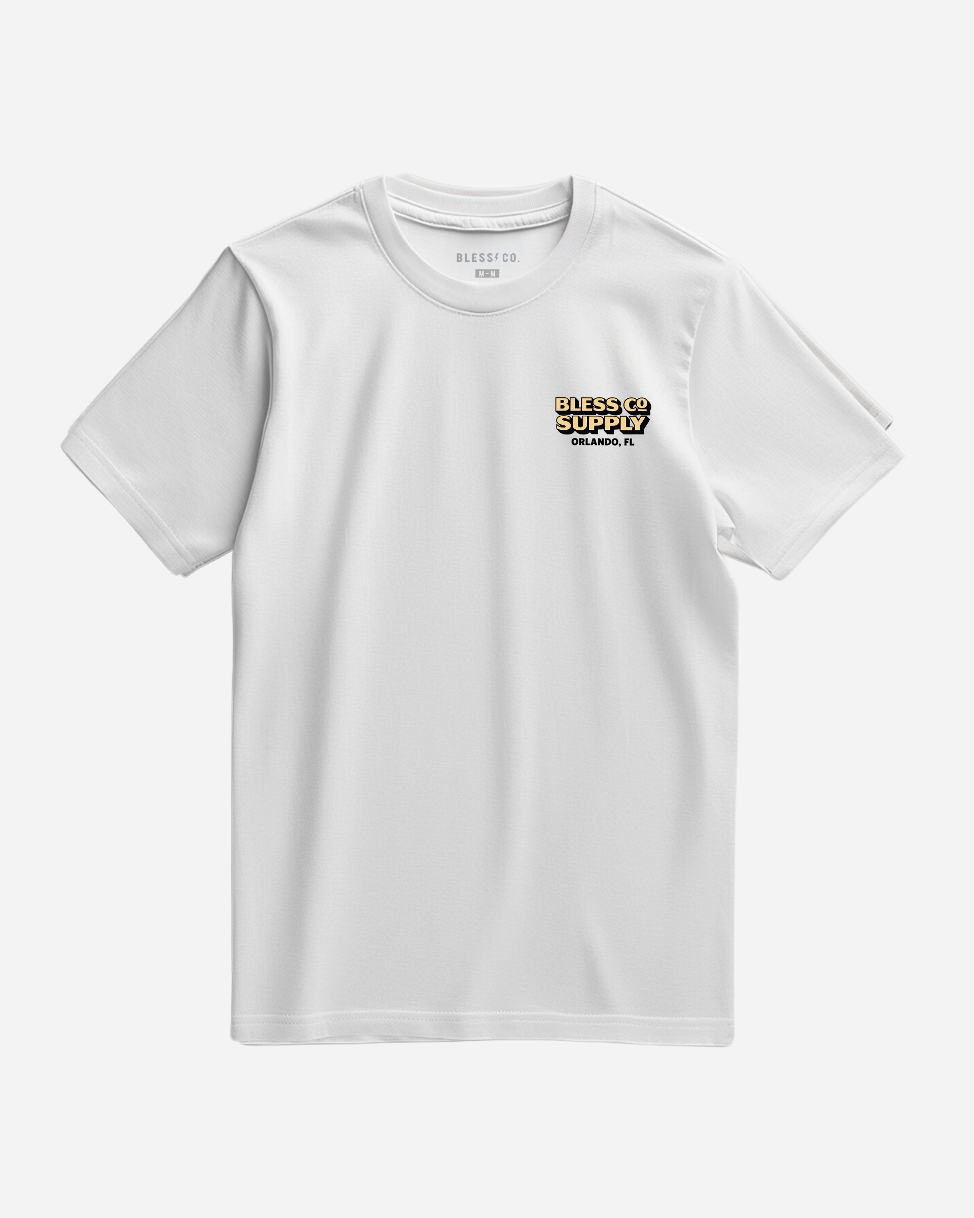 Supply Co. White Tee front