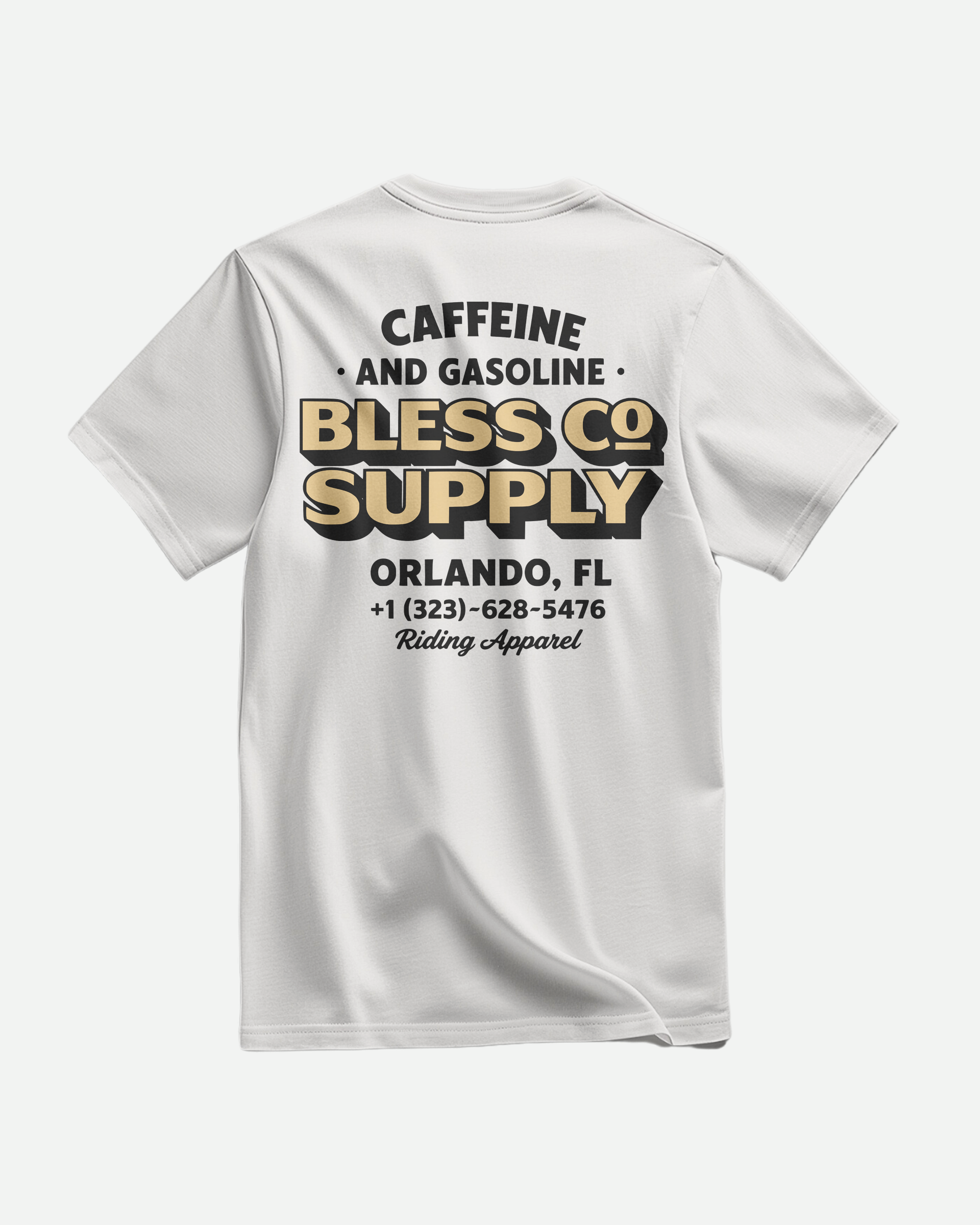 Supply Co. White Tee back