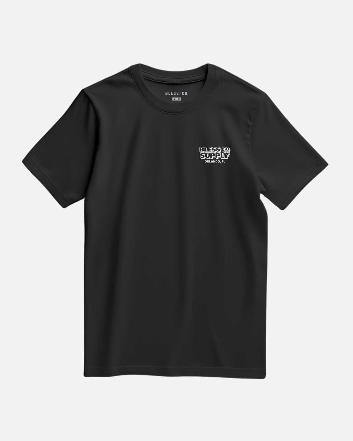 Supply Co. Black Tee front