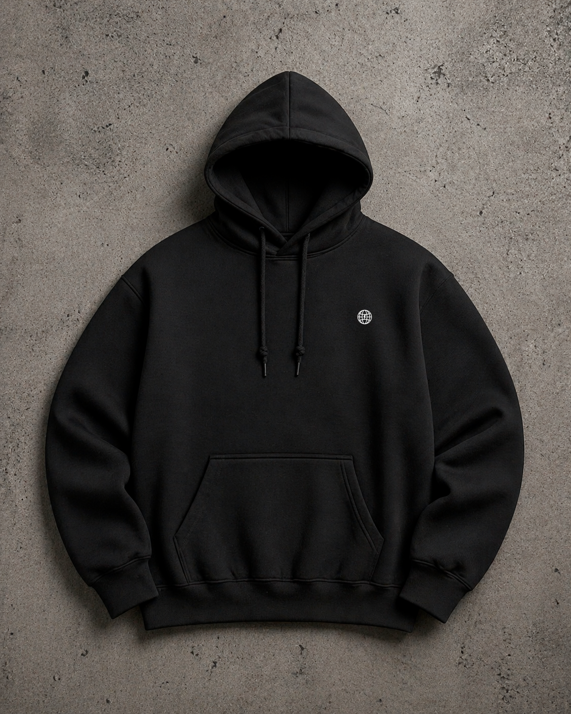 Walk by Faith Black Hoodie front